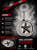 Weld Forged Wheel Keychain